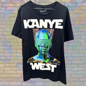 Retro Kanye West Glow in The Dark Tour REPRINT T-Shirt Size Medium